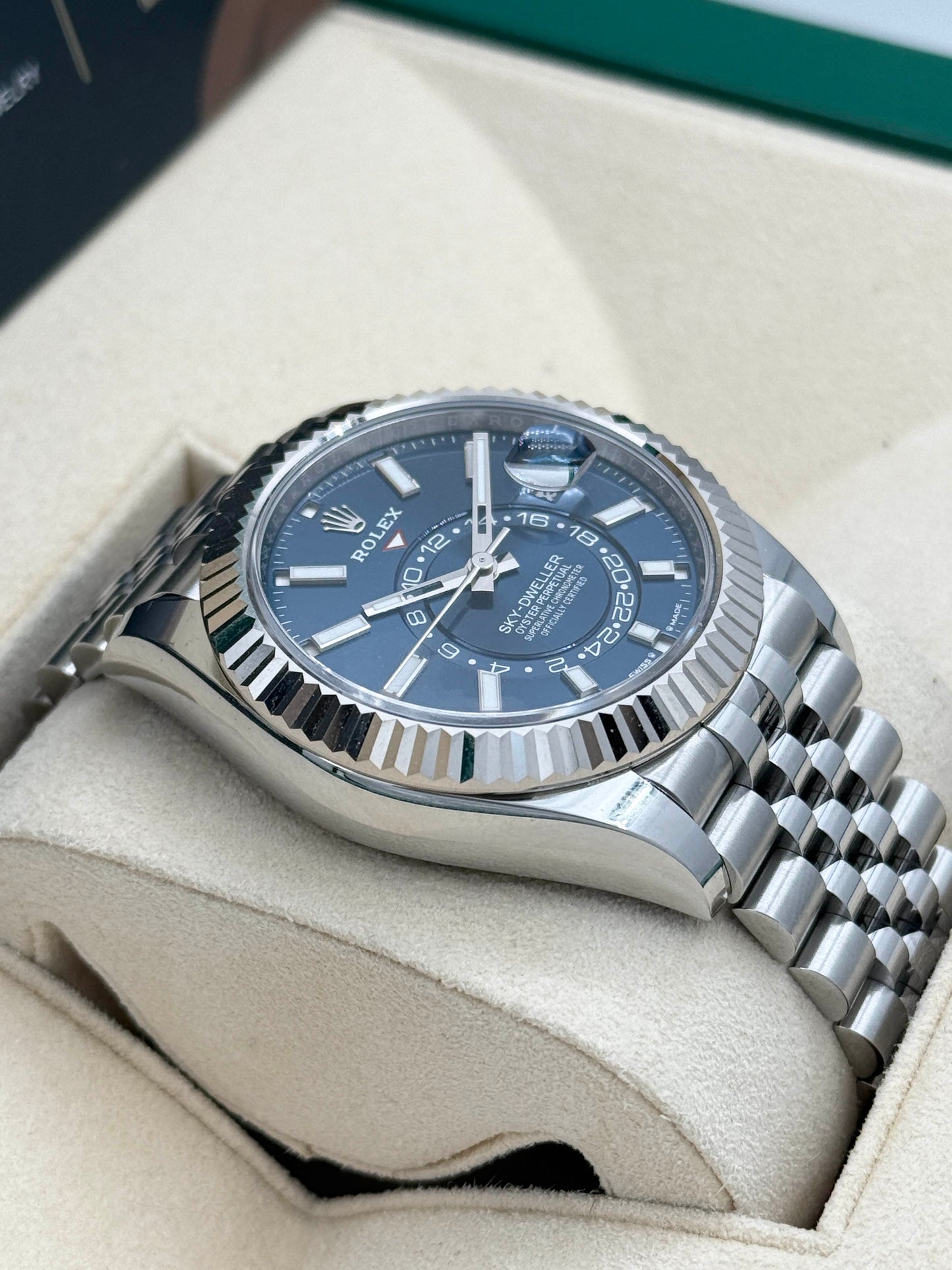 ROLEX 勞力士 SKY-DWELLER 336934 藍色面 2023年 99.9%new