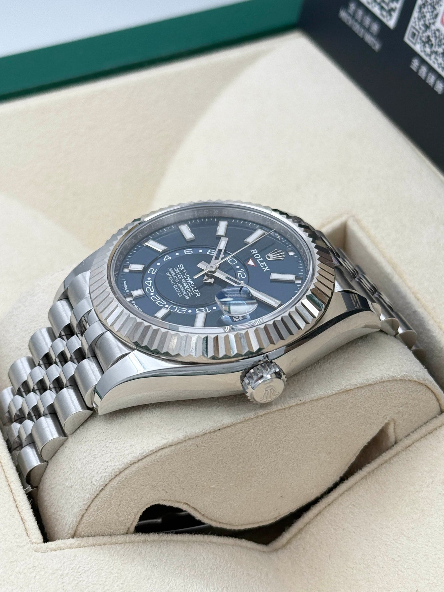 ROLEX 勞力士 SKY-DWELLER 336934 藍色面 2023年 99.9%new
