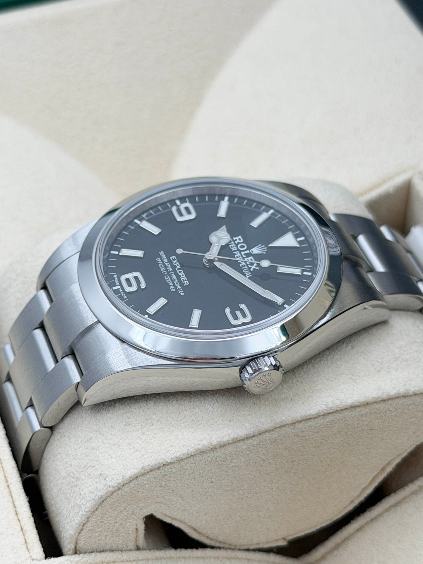 ROLEX 勞力士 EXPLORER 214270 黑色面 2019年