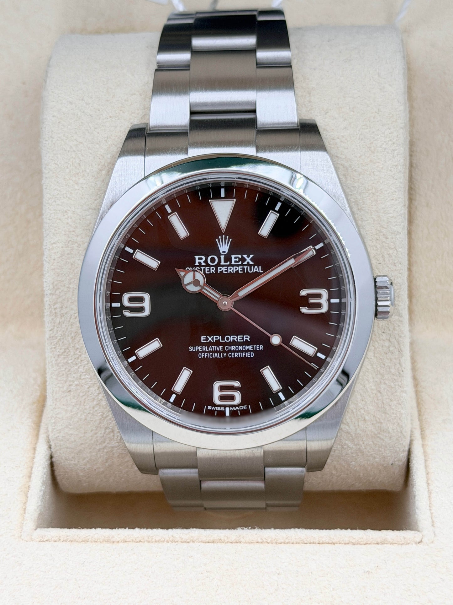 ROLEX 勞力士 EXPLORER 214270 黑色面 2019年