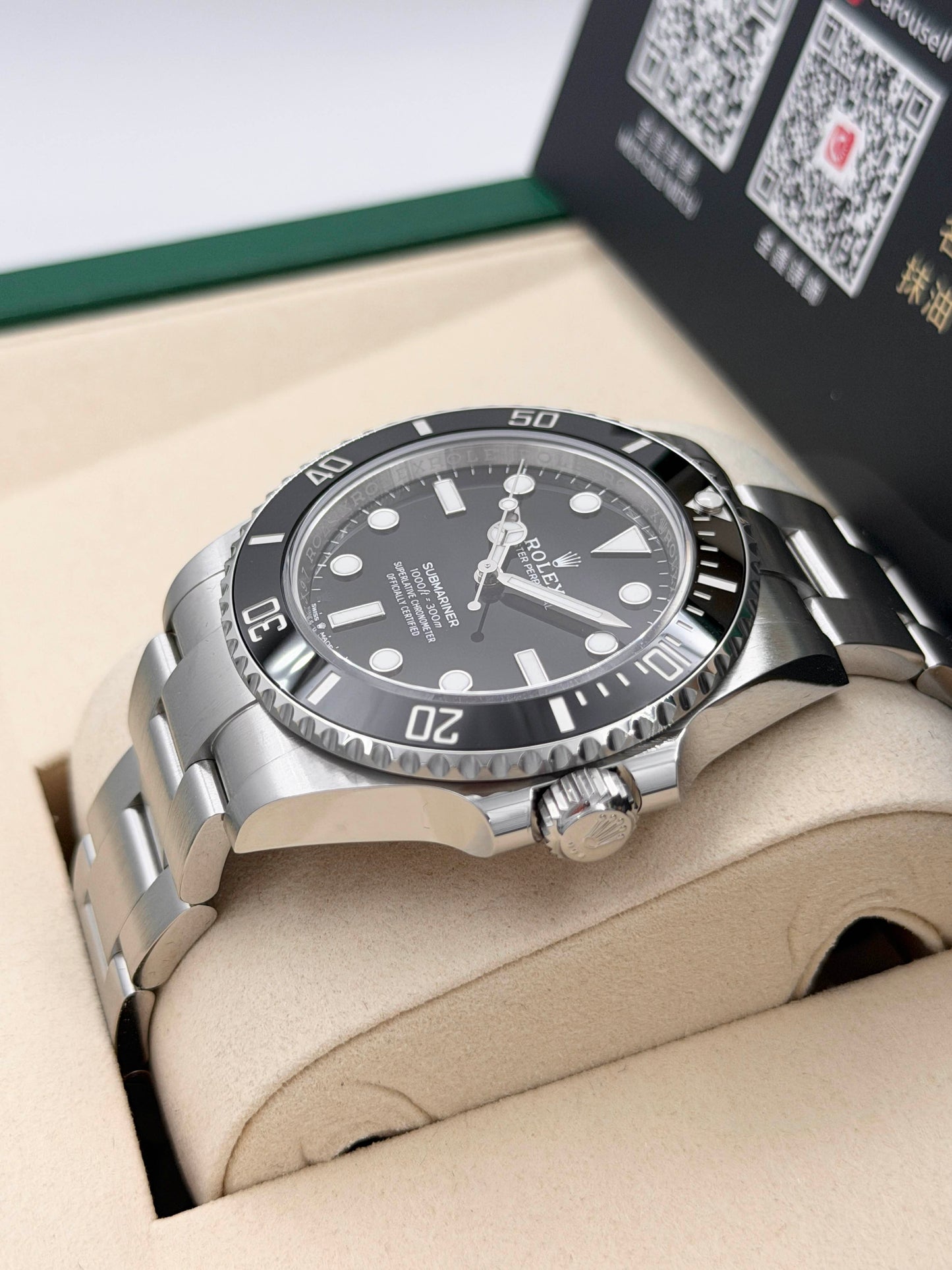 全新 NEW ROLEX 勞力士 SUBMARINER 124060 盲十 2025年10月