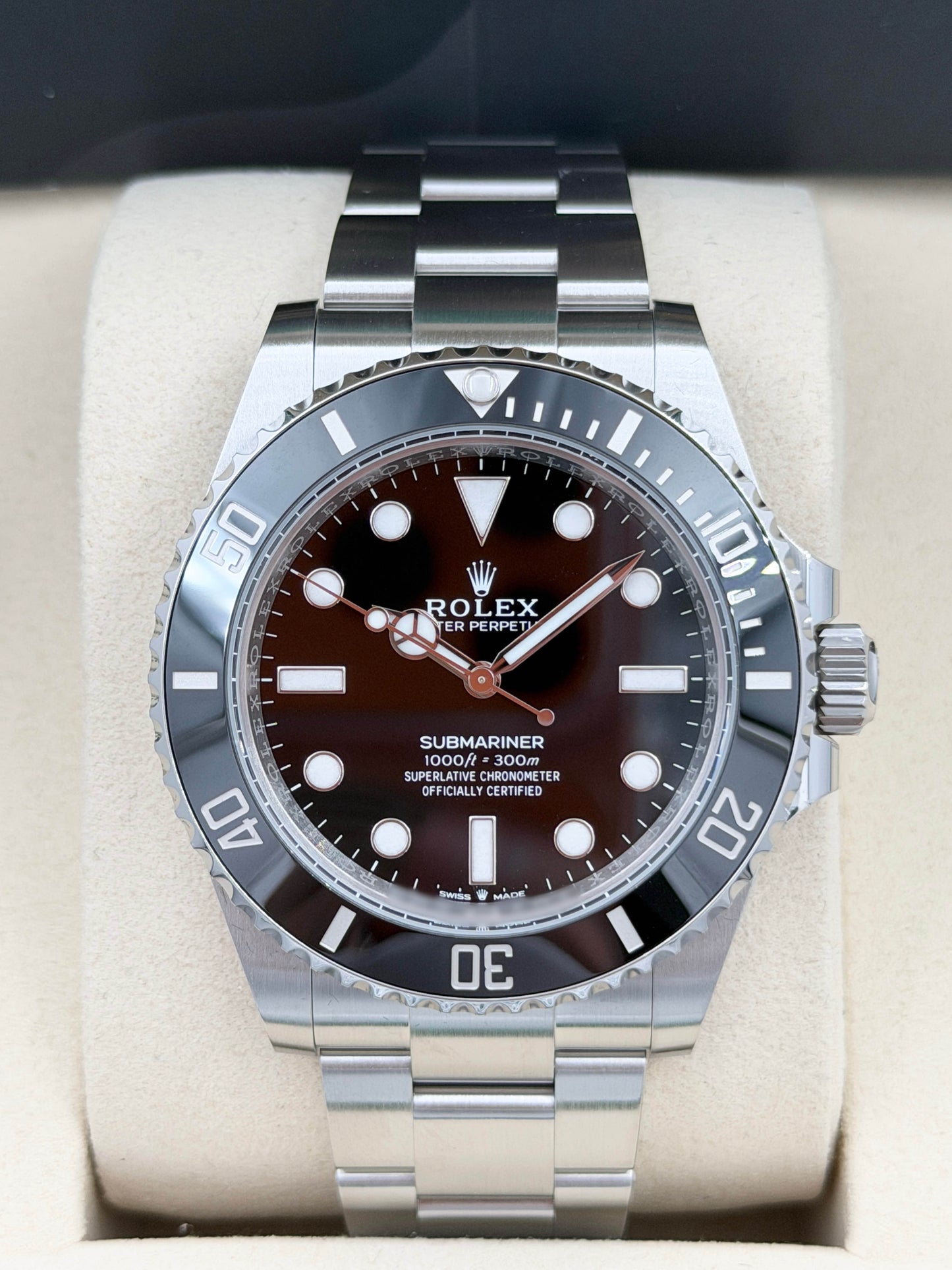 全新 NEW ROLEX 勞力士 SUBMARINER 124060 盲十 2025年10月
