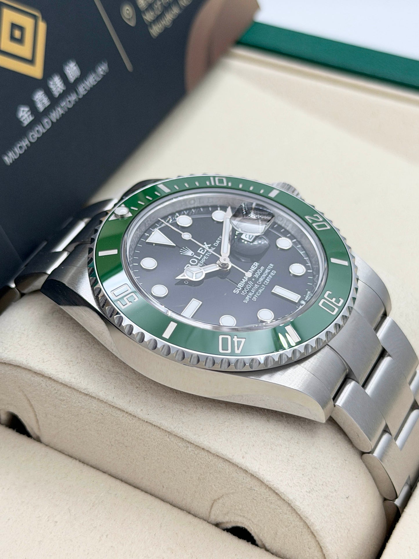 全新 NEW ROLEX 勞力士 SUBMARINER DATE 126610LV 綠水鬼 MK2圈 2025年9月