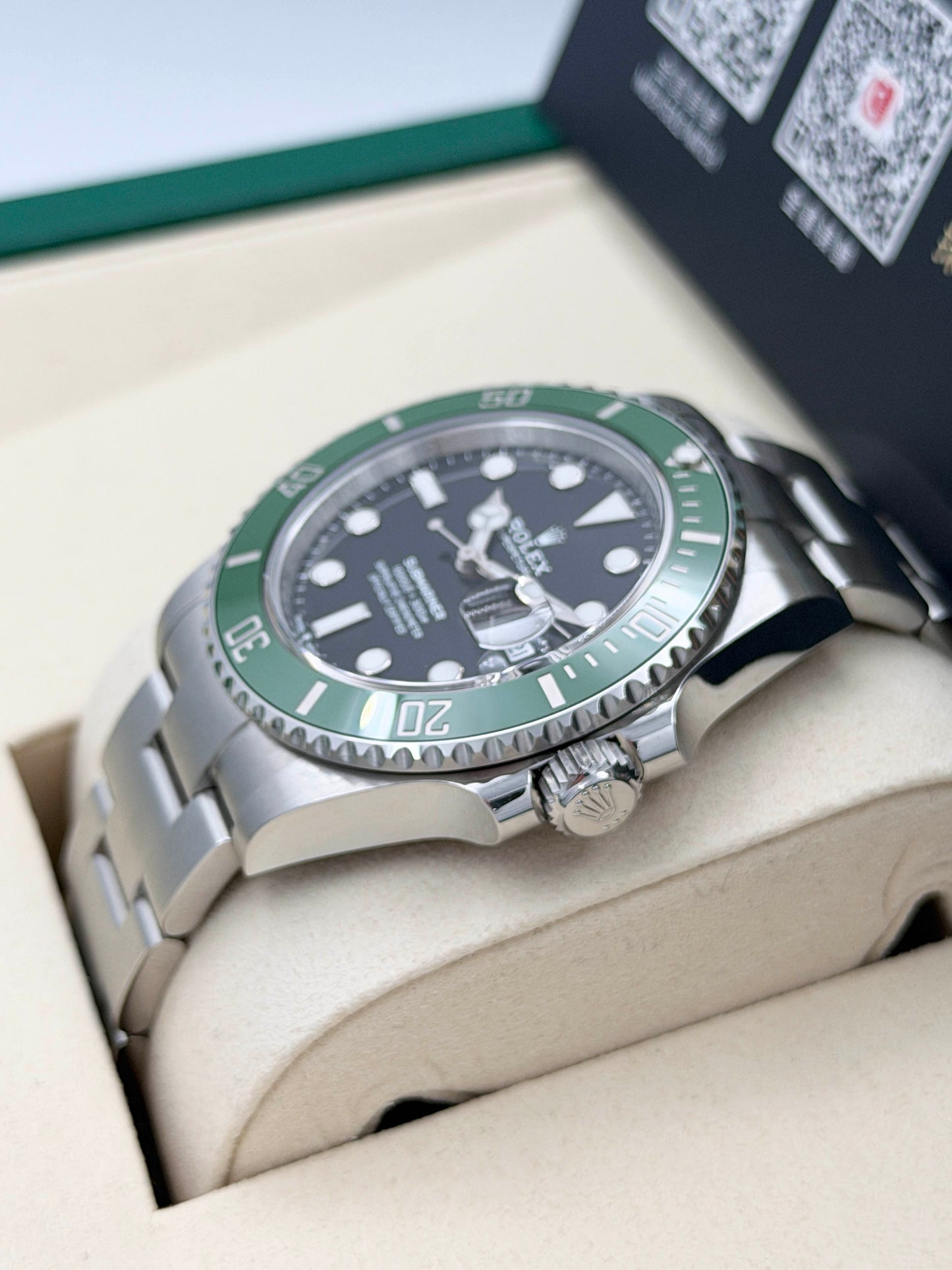 全新 NEW ROLEX 勞力士 SUBMARINER DATE 126610LV 綠水鬼 MK2圈 2025年9月