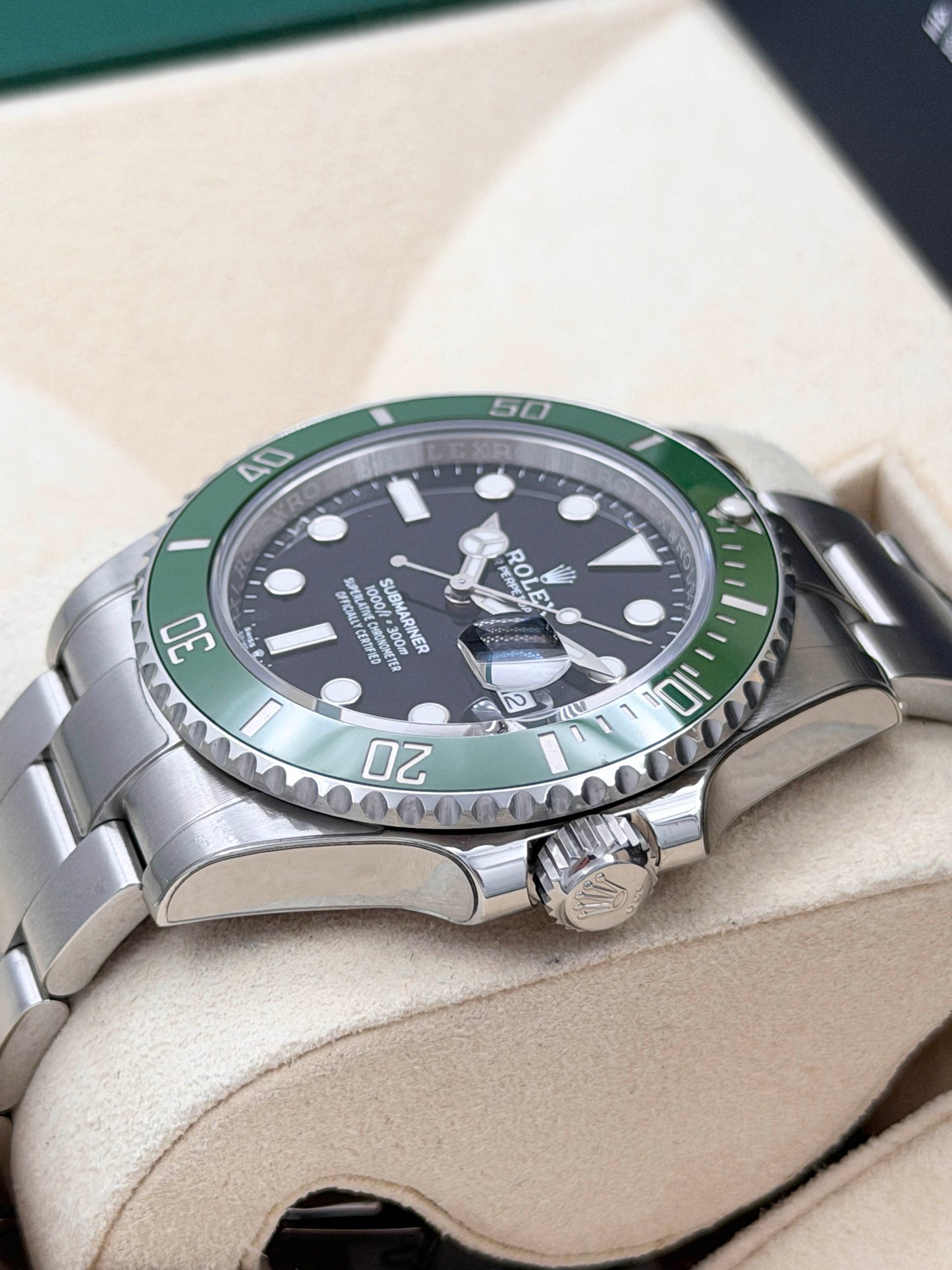 ROLEX 勞力士 SUBMARINER DATE 126610LV 綠水鬼 MK2圈 2024年