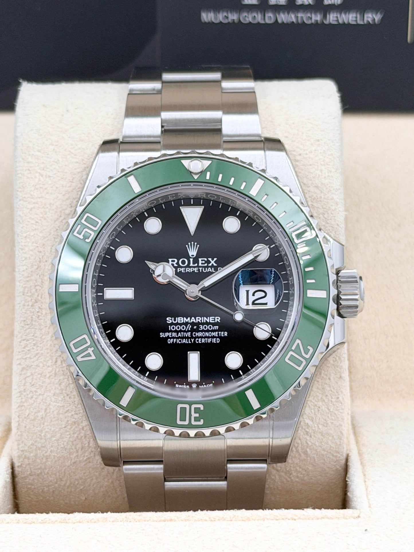 ROLEX 勞力士 SUBMARINER DATE 126610LV 綠水鬼 MK2圈 2024年