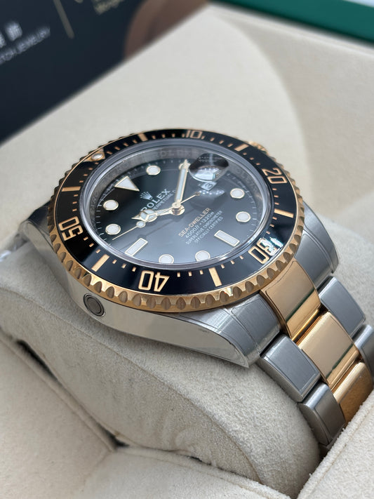 二手 USED ROLEX 勞力士 SEA-DWELLER 126603 黑色 2023年7月 未打磨 已貼膜 全套 FULL SET