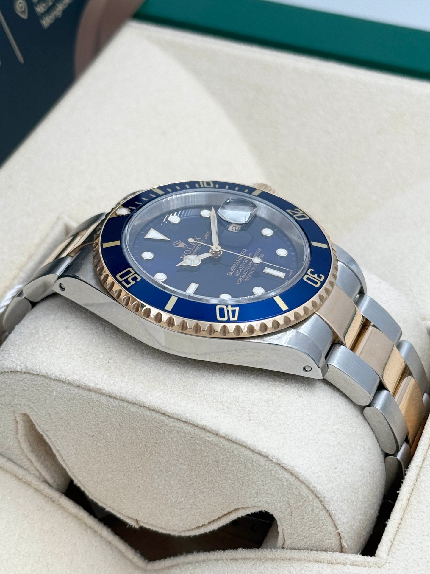 ROLEX 勞力士 SUBMARINER 16613 藍圈藍面 2003年