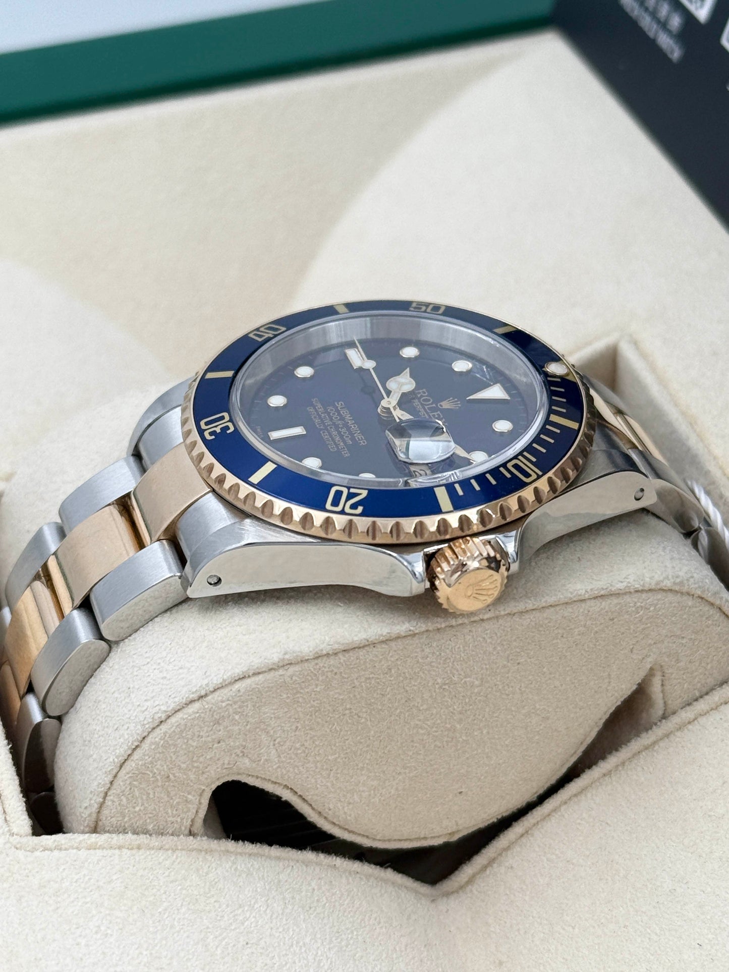 ROLEX 勞力士 SUBMARINER 16613 藍圈藍面 2003年