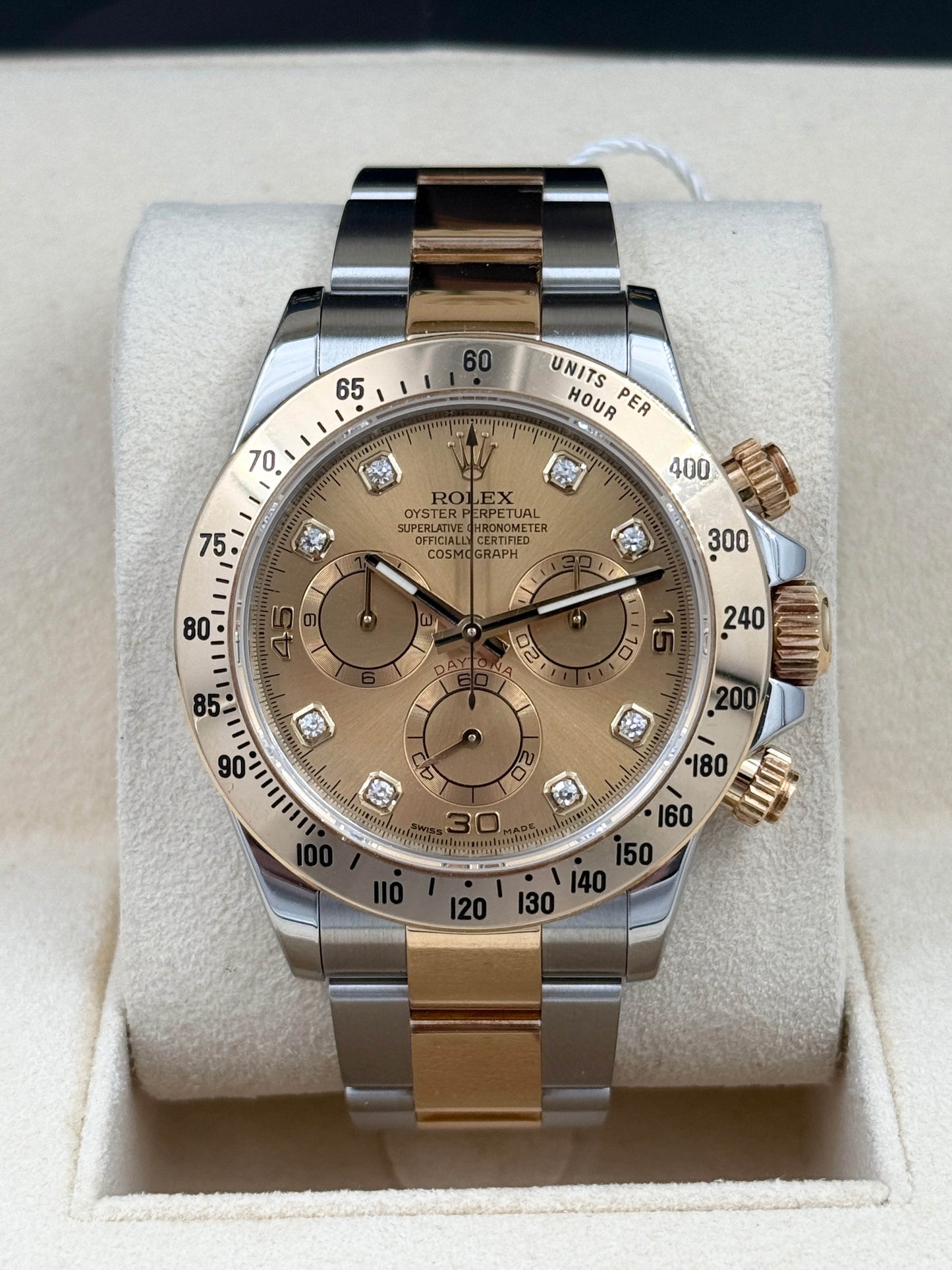 ROLEX 勞力士 DAYTONA 116523G 亂碼 金色鑽石字