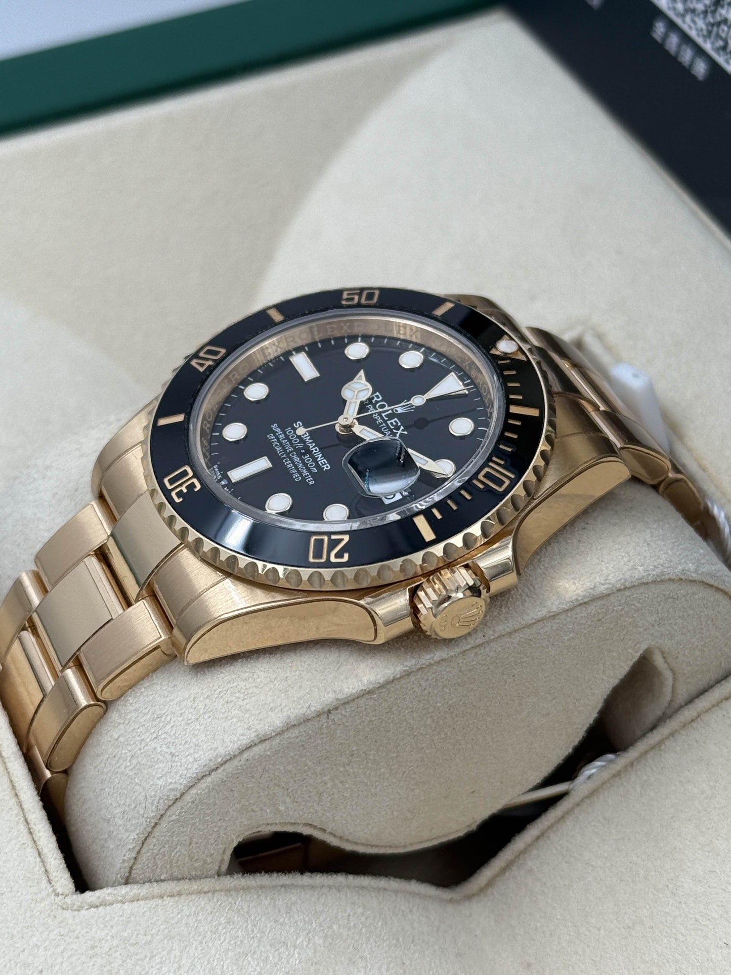 ROLEX 勞力士 SUBMARINER DATE 126618LN 2024年 99.9%NEW 無打磨