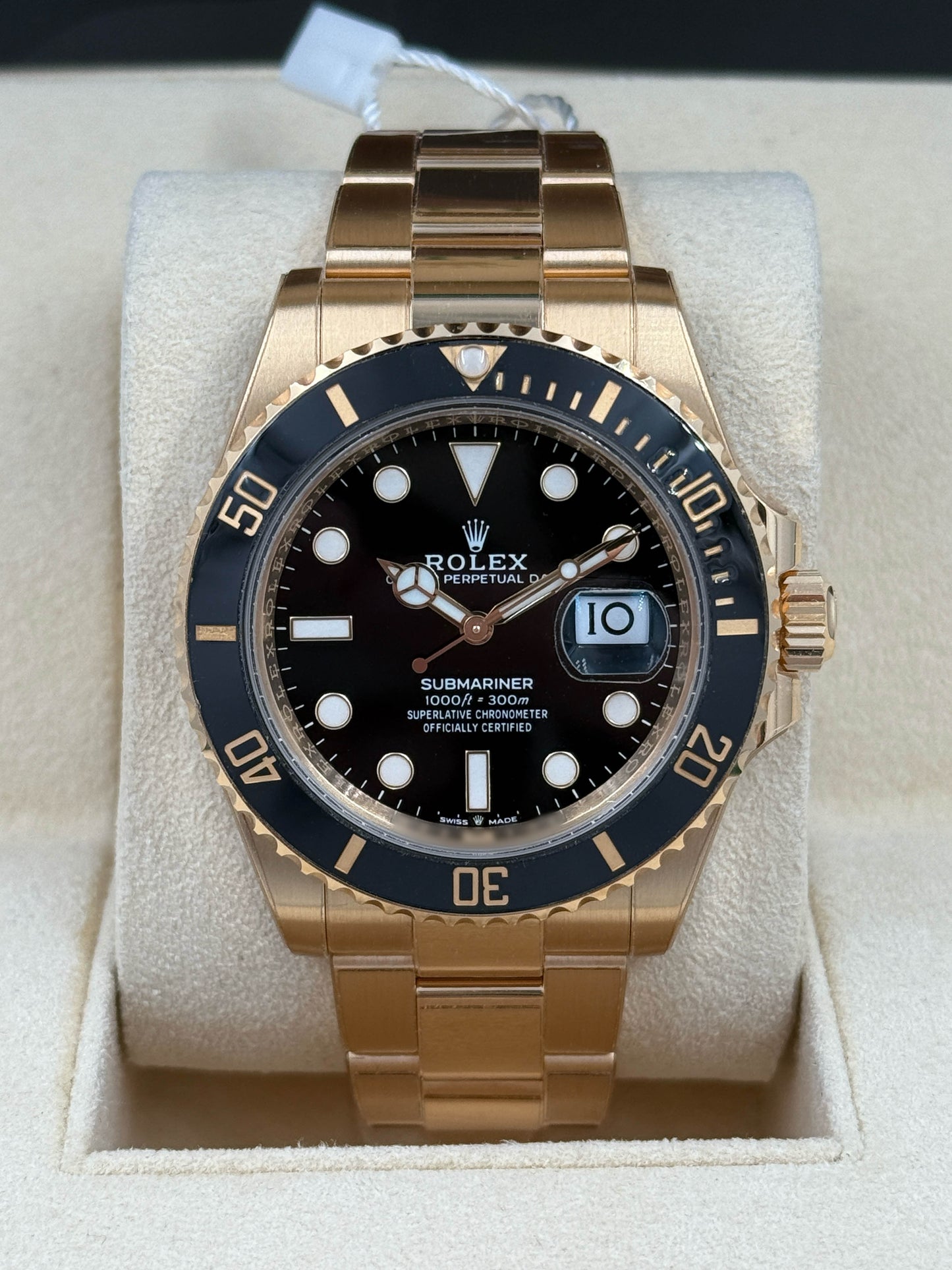 ROLEX 勞力士 SUBMARINER DATE 126618LN 2024年 99.9%NEW 無打磨