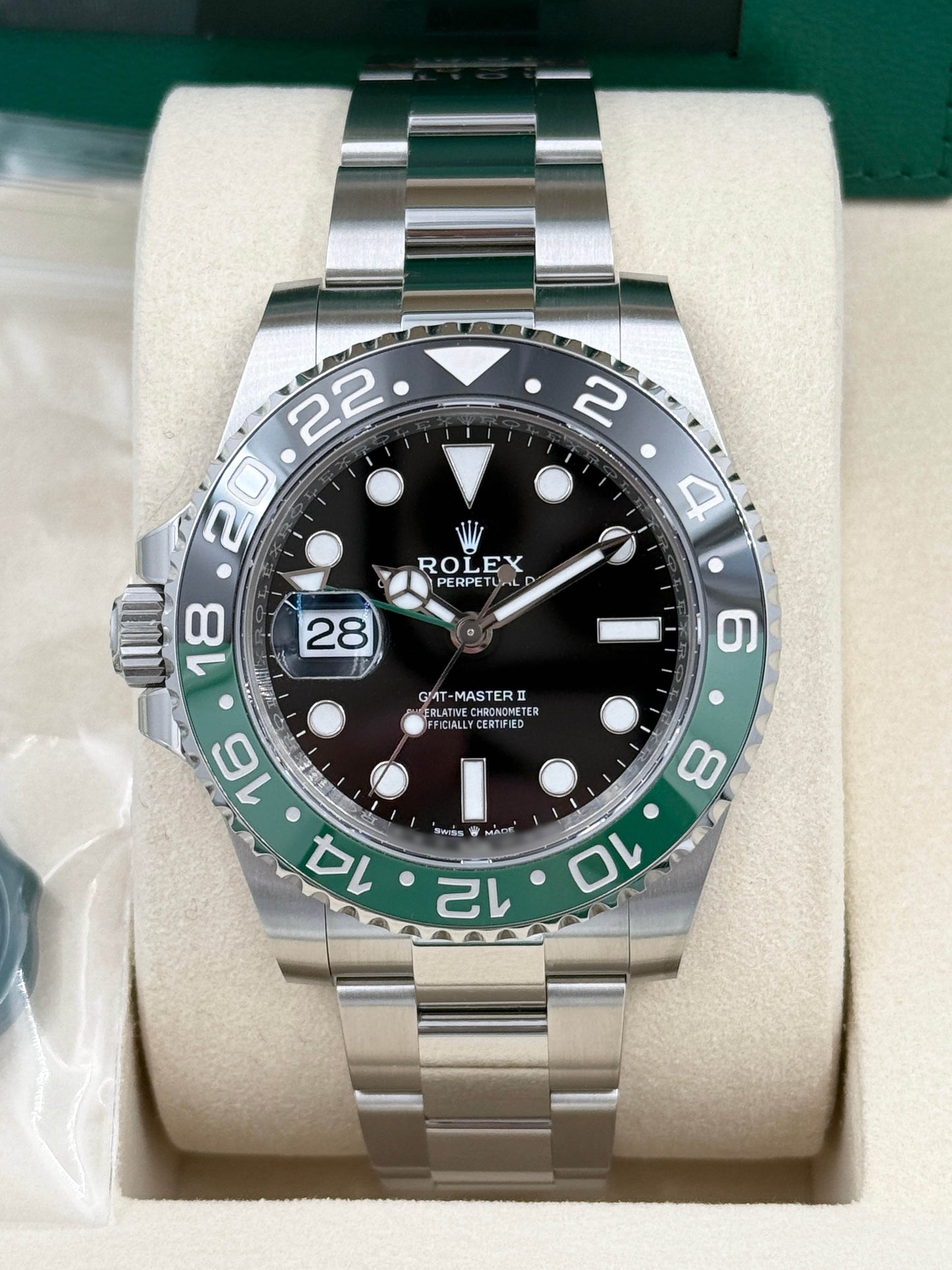 ROLEX 勞力士 GMT-MASTER II 126720VTNR 2025年8月尾 板帶