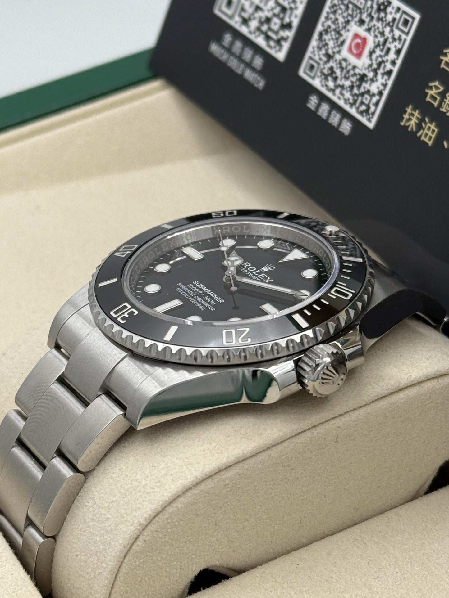 全新 NEW ROLEX 勞力士 SUBMARINER 124060 盲十 2025年9月
