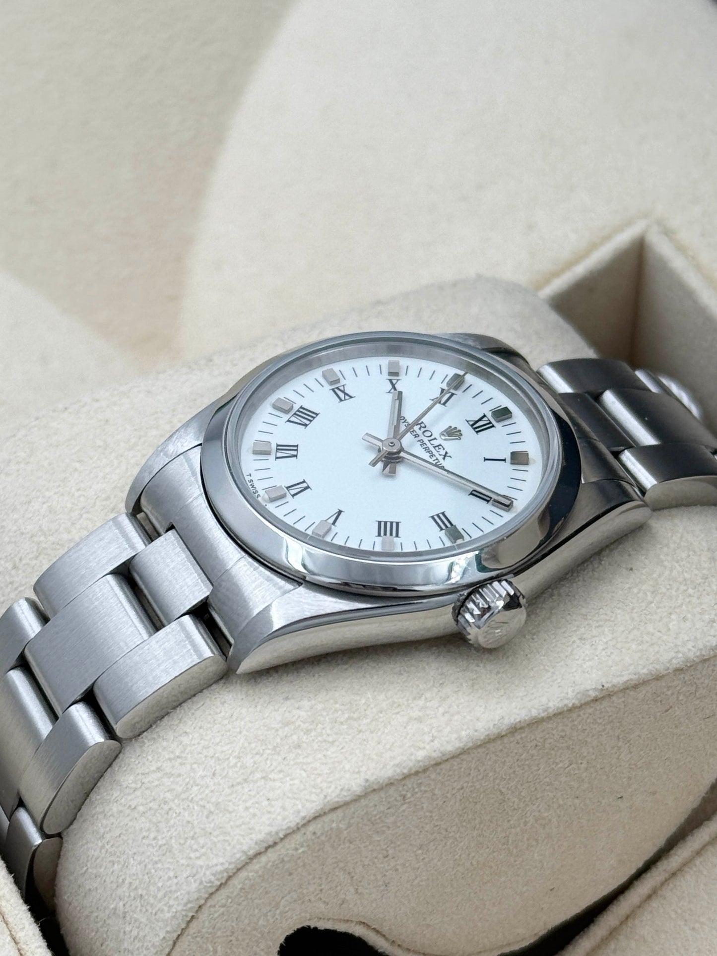 ROLEX 勞力士 OYSTER PERPETUAL 67480 白面 1995年
