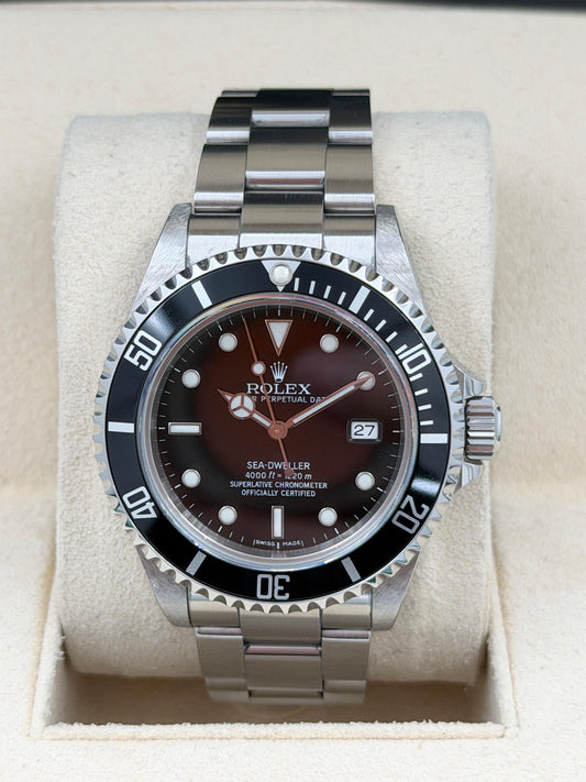 [SOLD OUT]二手 USED  ROLEX 勞力士 SEA-DWELLER 16600 黑色 2007年7月 齊格 未打磨 全套 FULL SET