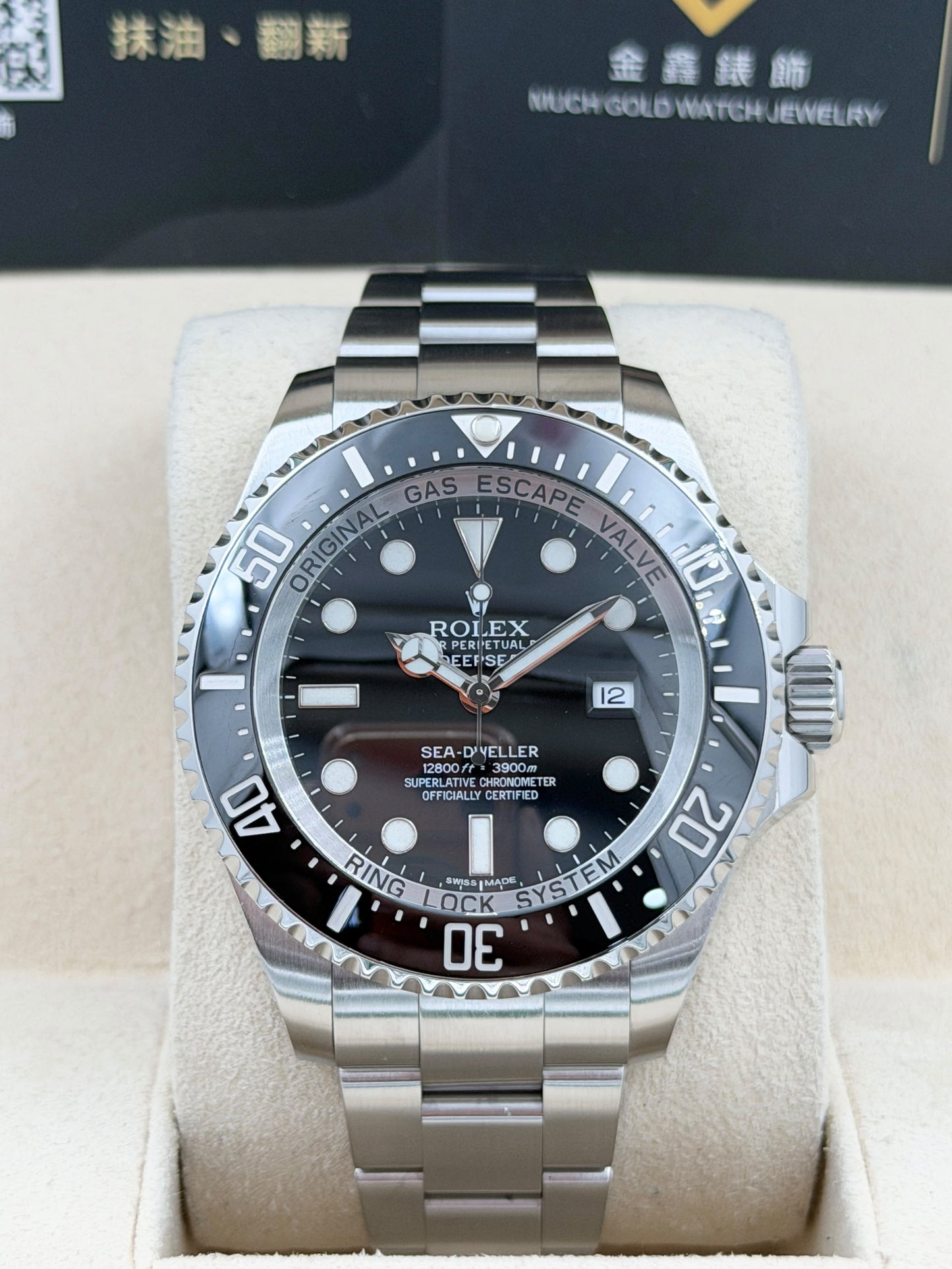 二手 USED  ROLEX 勞力士 DEEPSEA 116660 黑色 2012年3月 全套 FULL SET