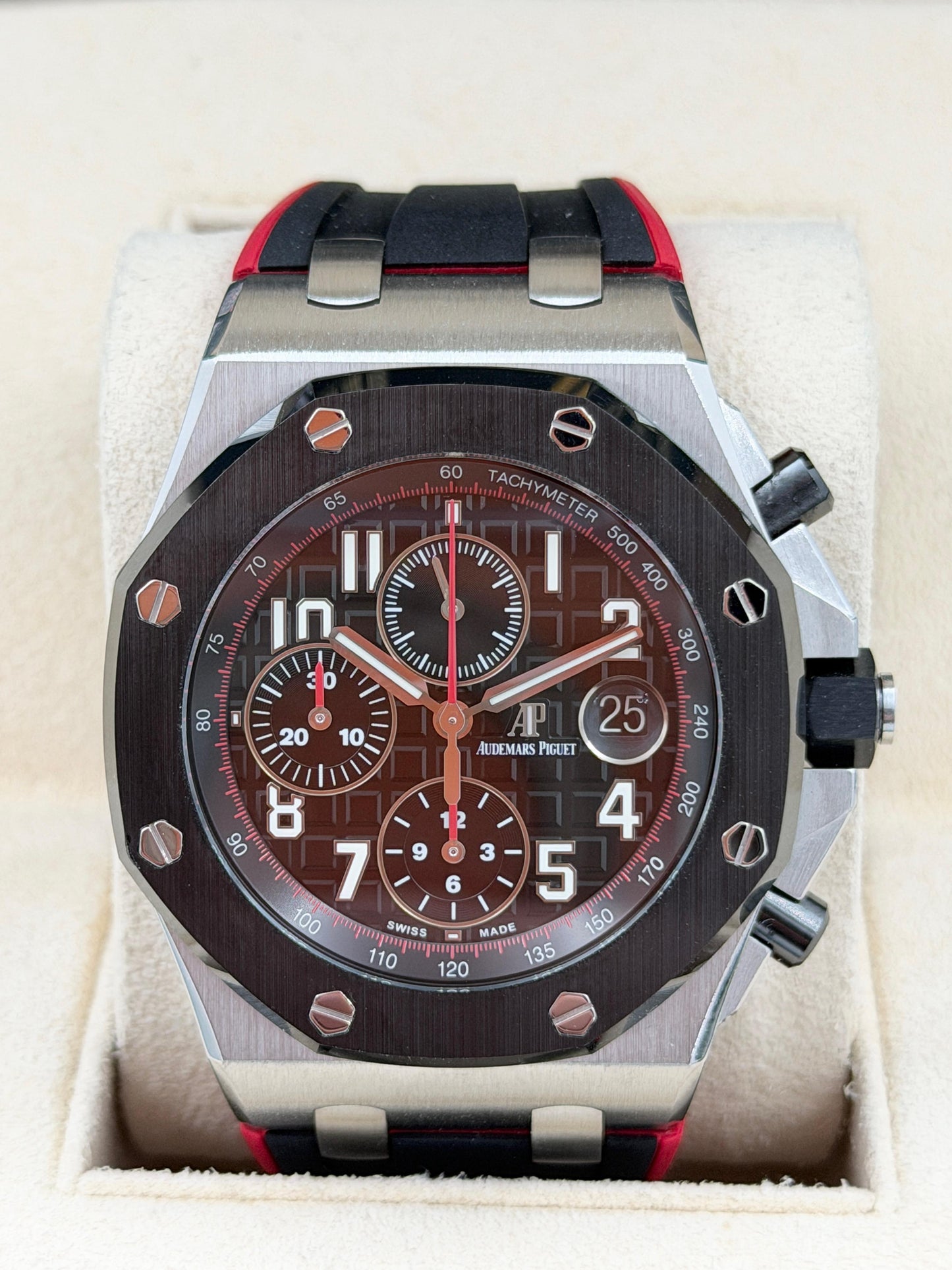 二手 USED AUDEMARS PIGUET ROYAL OAK OFFSHORE CHRONOGRAPH 26470SO.OO.A002CA.01 黑色 2021年1月 全套 FULL SET