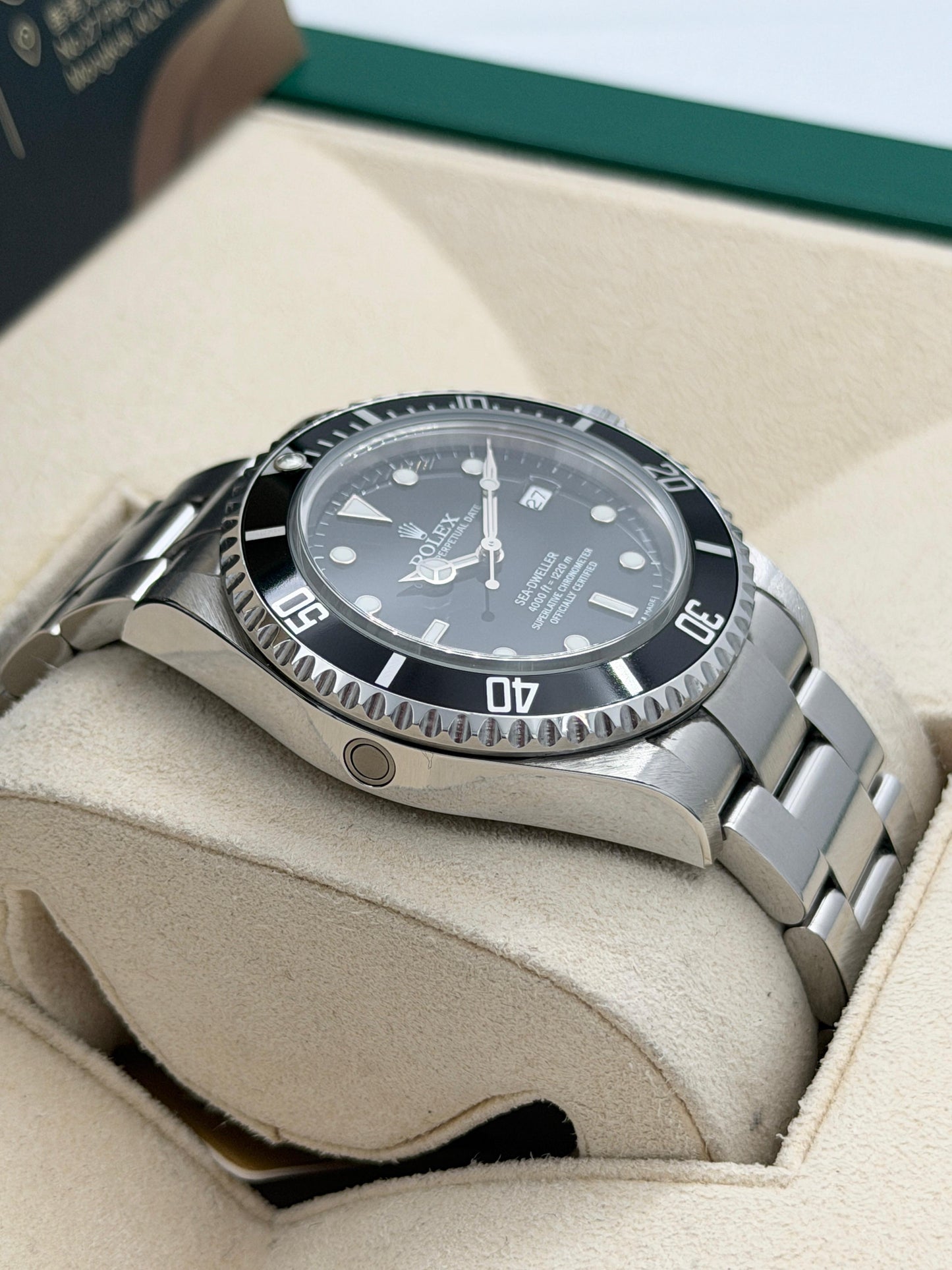 [SOLD OUT]二手 USED  ROLEX 勞力士 SEA-DWELLER 16600 黑色 2007年7月 齊格 未打磨 全套 FULL SET