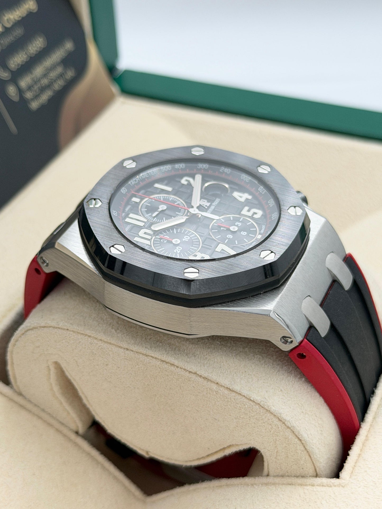 二手 USED AUDEMARS PIGUET ROYAL OAK OFFSHORE CHRONOGRAPH 26470SO.OO.A002CA.01 黑色 2021年1月 全套 FULL SET