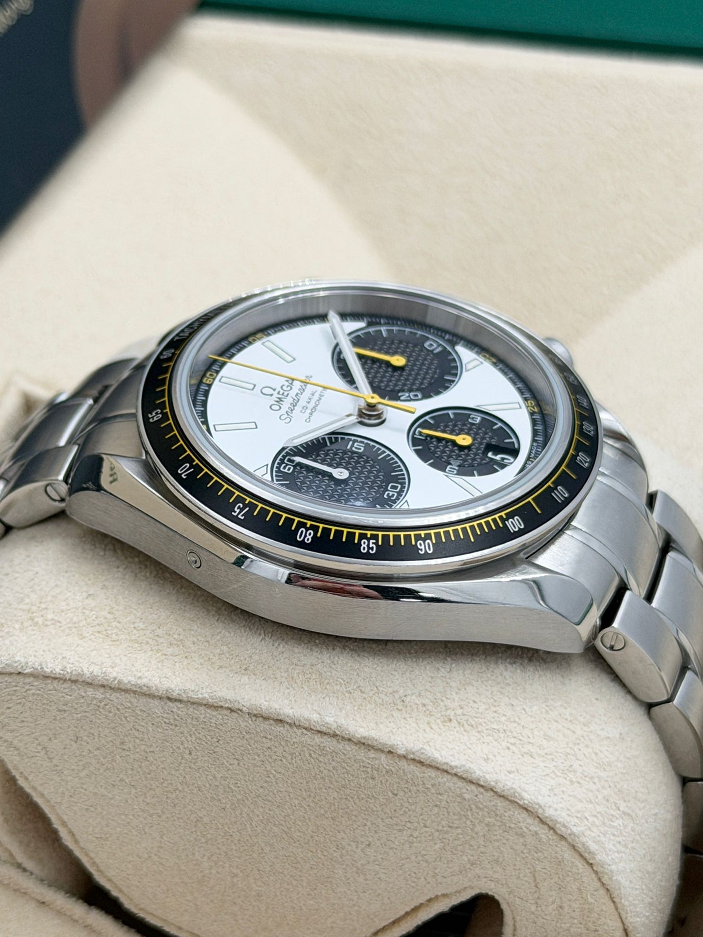 二手 USED OMEGA 歐米茄 SPEEDMASTER 326.30.40.50.04.001 白色 全套 FULL SET