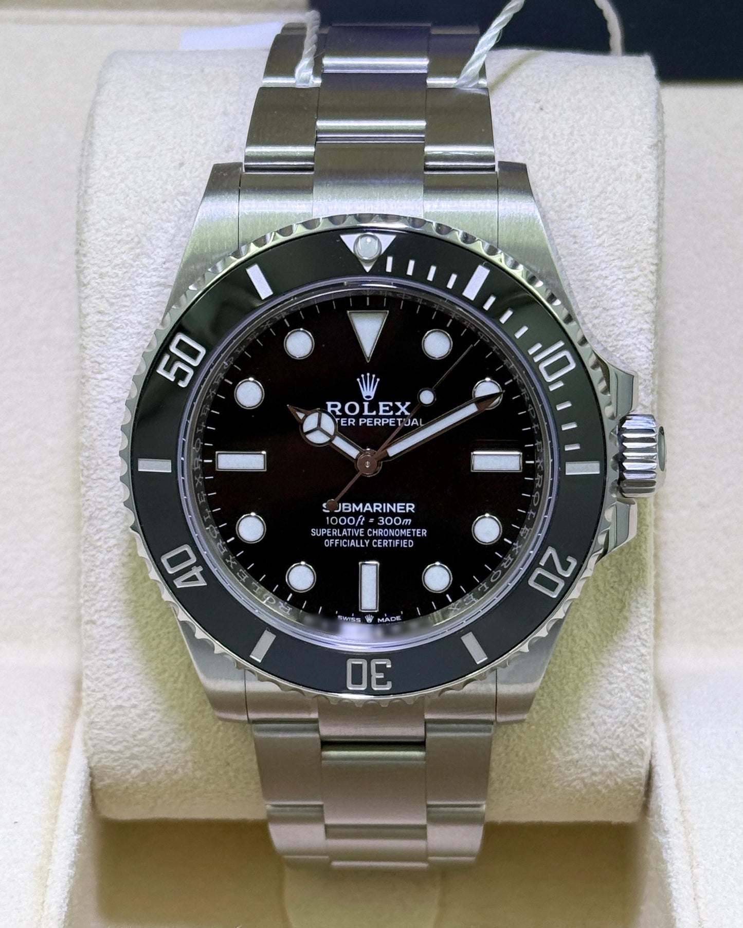 二手 Used Rolex 勞力士  SUBMARINER 124060 2024 盲十