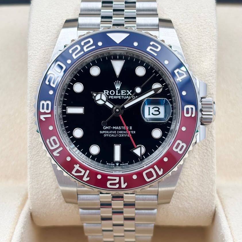 全新 NEW ROLEX 勞力士 GMT-MASTER II 126710BLRO 百事圈 珠帶 2025年7月