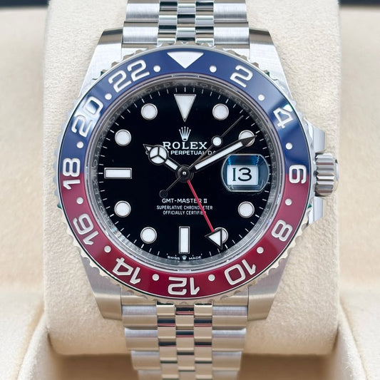 全新 NEW ROLEX 勞力士 GMT-MASTER II 126710BLRO 百事圈 珠帶 2025年7月