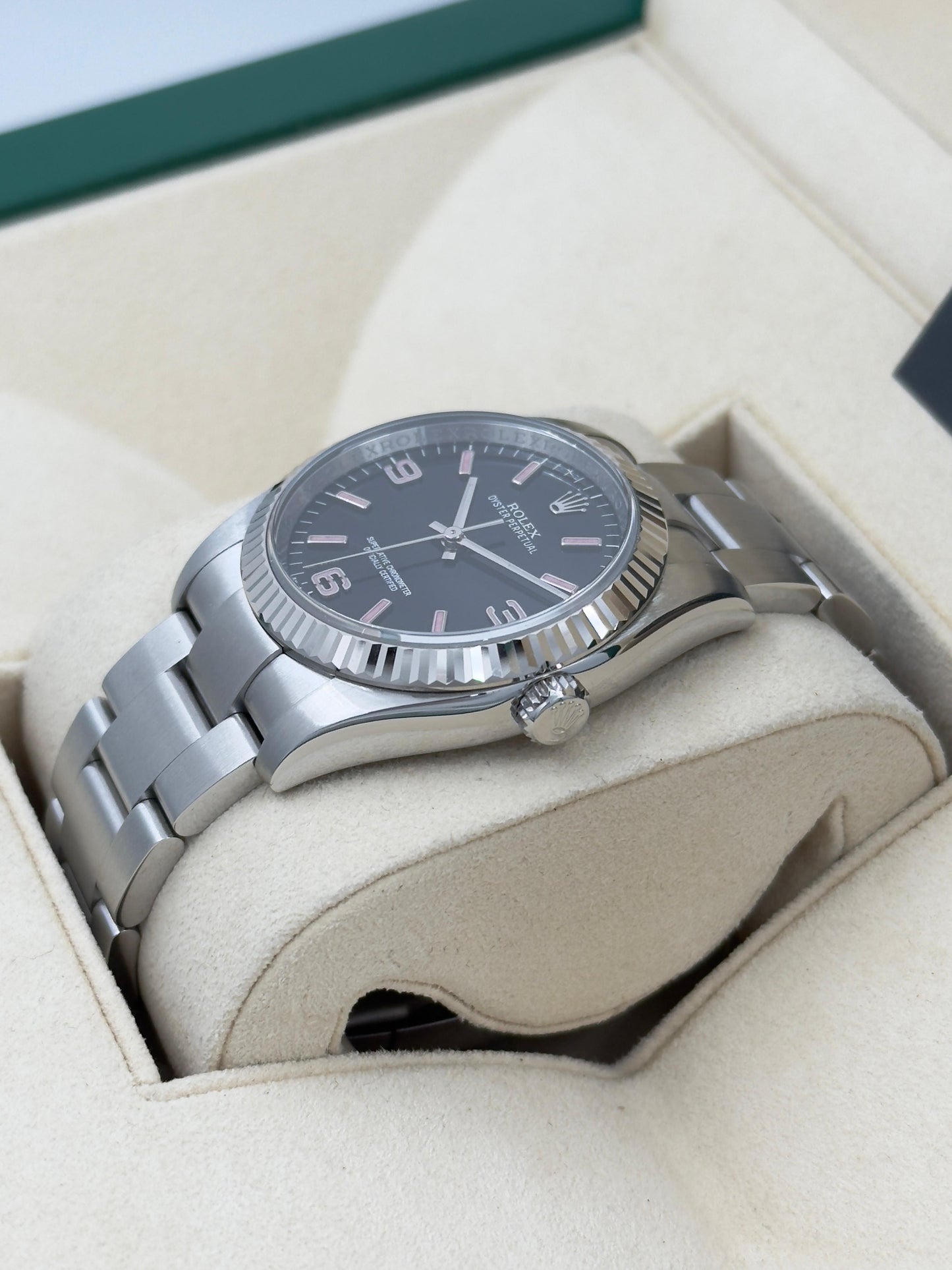 Rolex 勞力士 OYSTER PEPRETUAL 116034 粉紅字