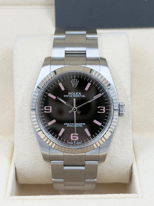 Rolex 勞力士 OYSTER PEPRETUAL 116034 粉紅字