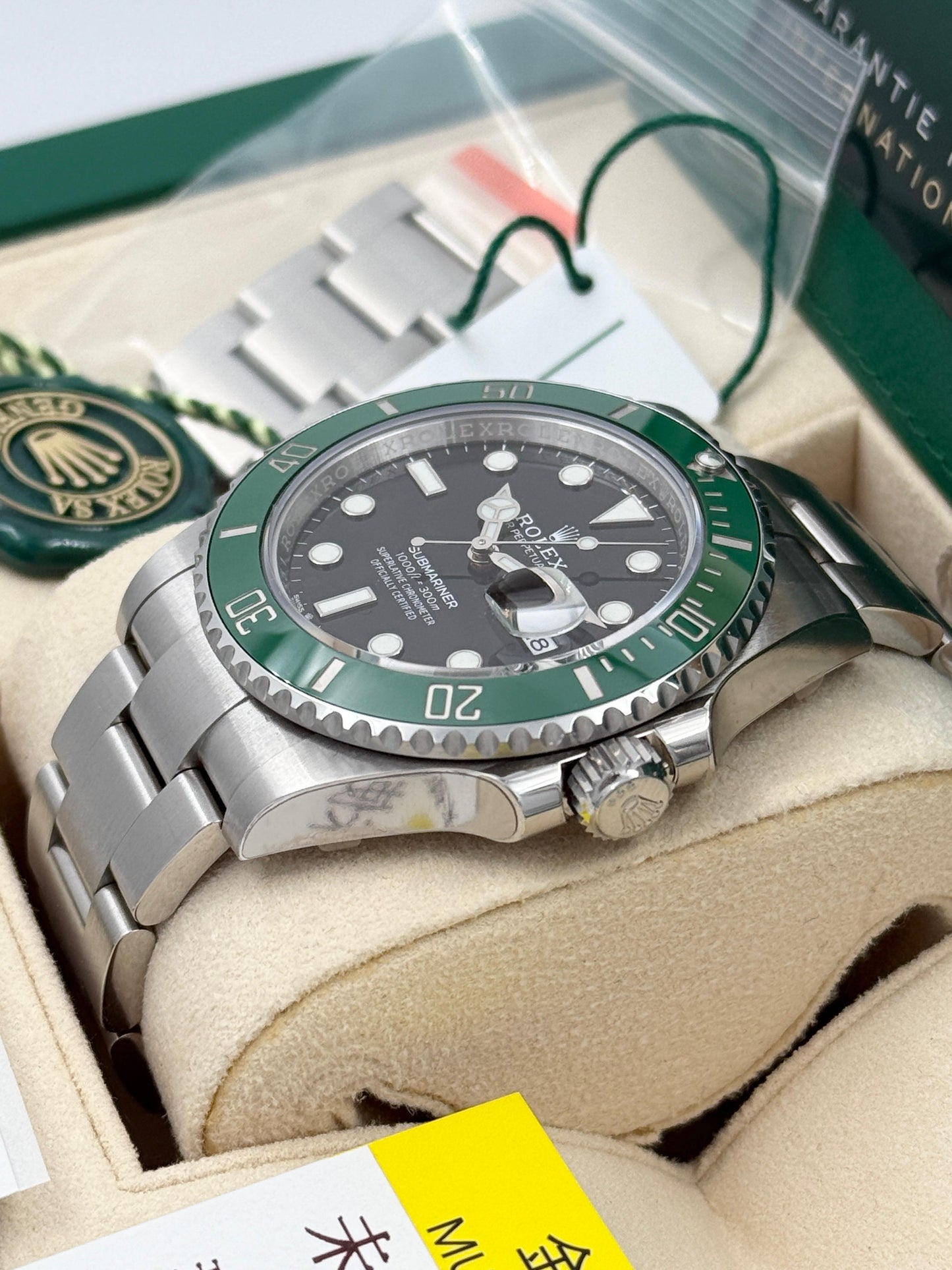 [未使用品 Unused] ROLEX 勞力士 SUBMARINER DATE 126610LV 全齊原裝貼紙