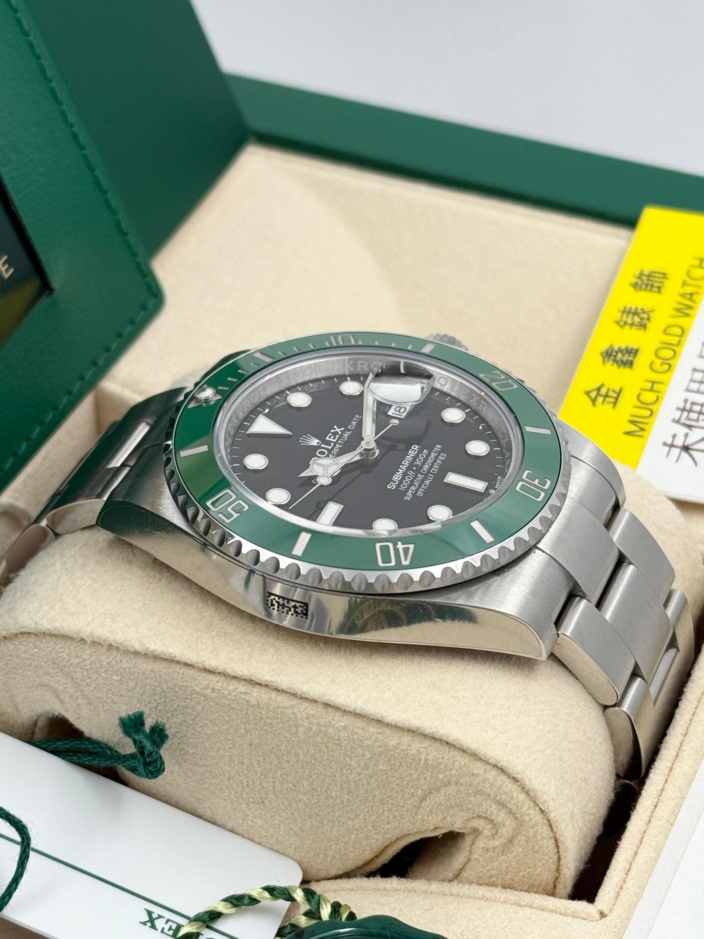 [未使用品 Unused] ROLEX 勞力士 SUBMARINER DATE 126610LV 全齊原裝貼紙