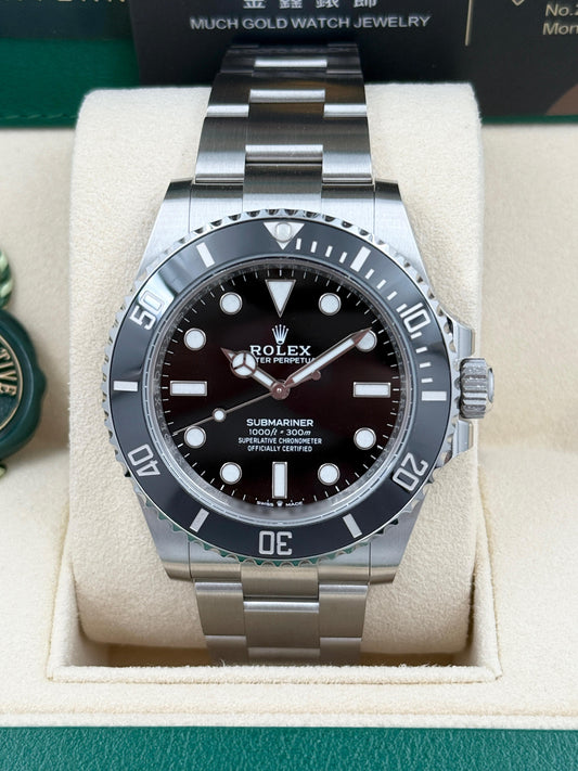 全新 NEW ROLEX 勞力士 SUBMARINER 124060 2025年7月