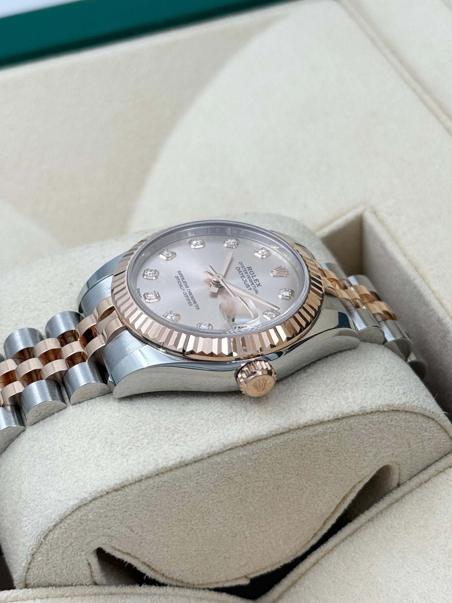 ROLEX 勞力士 DATEJUST 178271 2018年 鑽石字 粉紅色面