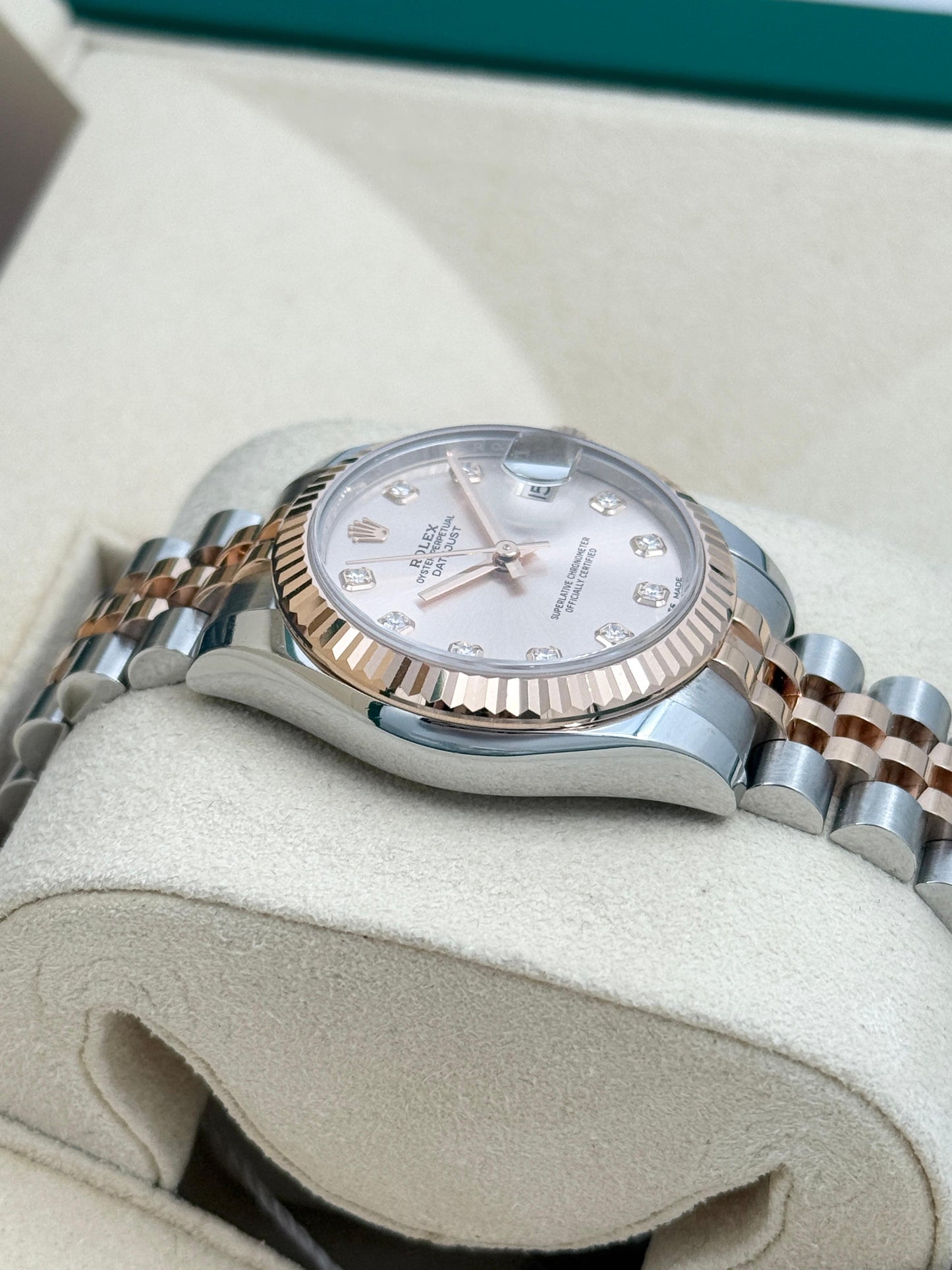 ROLEX 勞力士 DATEJUST 178271 2018年 鑽石字 粉紅色面