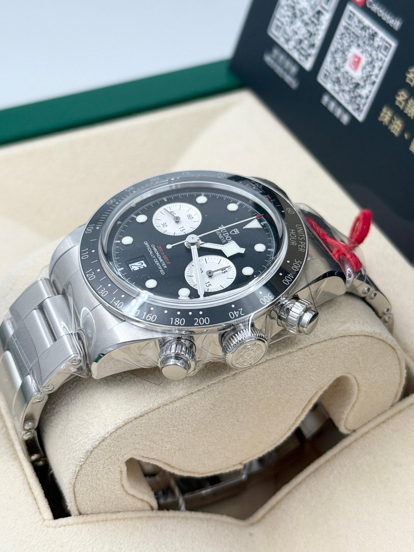 全新 NEW TUDOR 帝舵 BLACK BAY CHRONOGRAPH 79360N 2024年