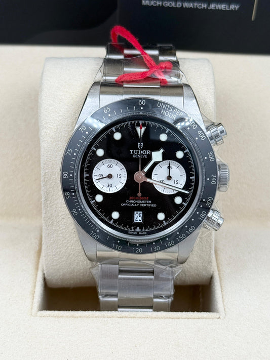全新 NEW TUDOR 帝舵 BLACK BAY CHRONOGRAPH 79360N 2024年