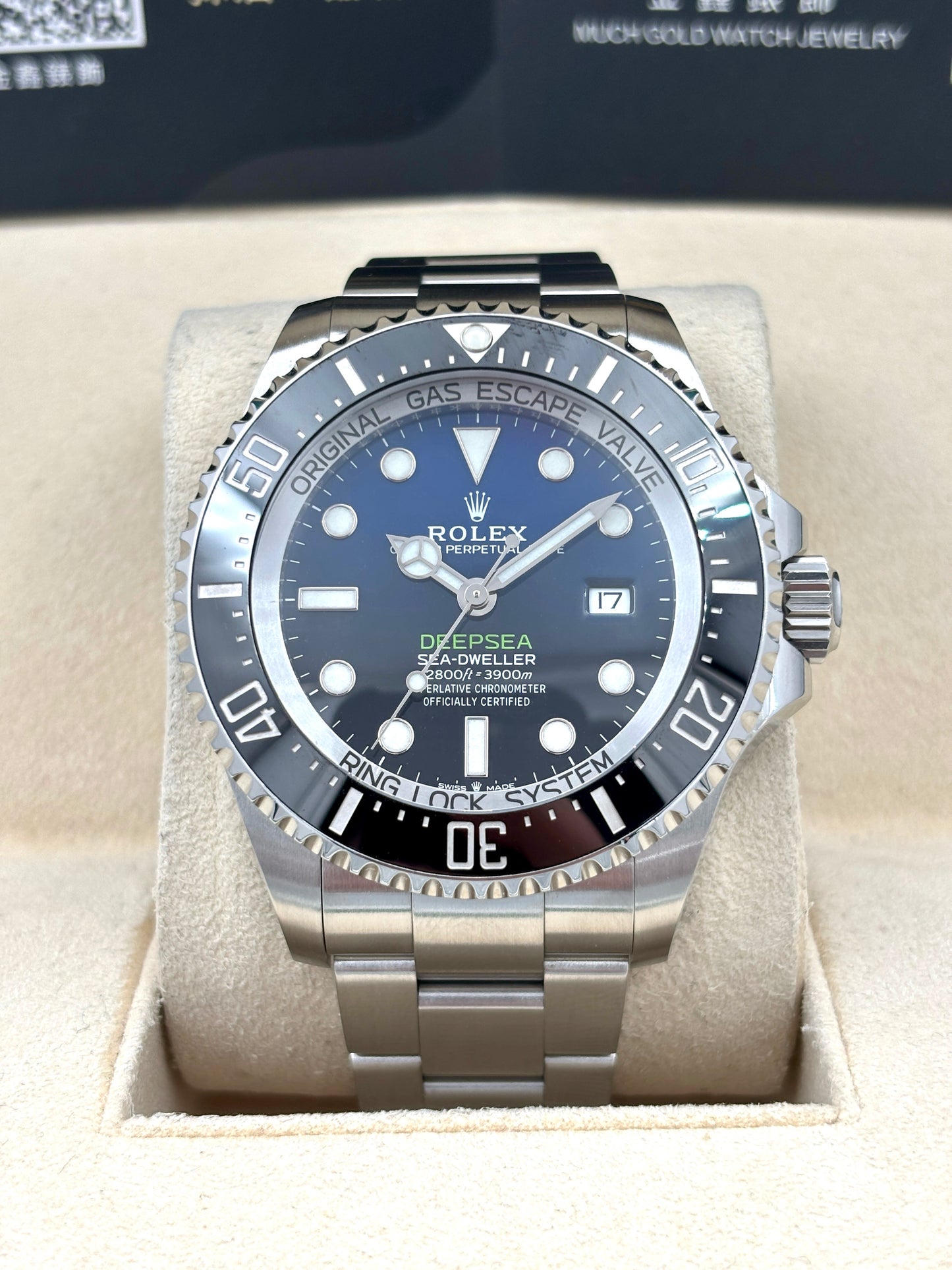 二手 USED  ROLEX 勞力士 DEEP SEA 126660 漸變藍 2021年3月 全套 FULL SET