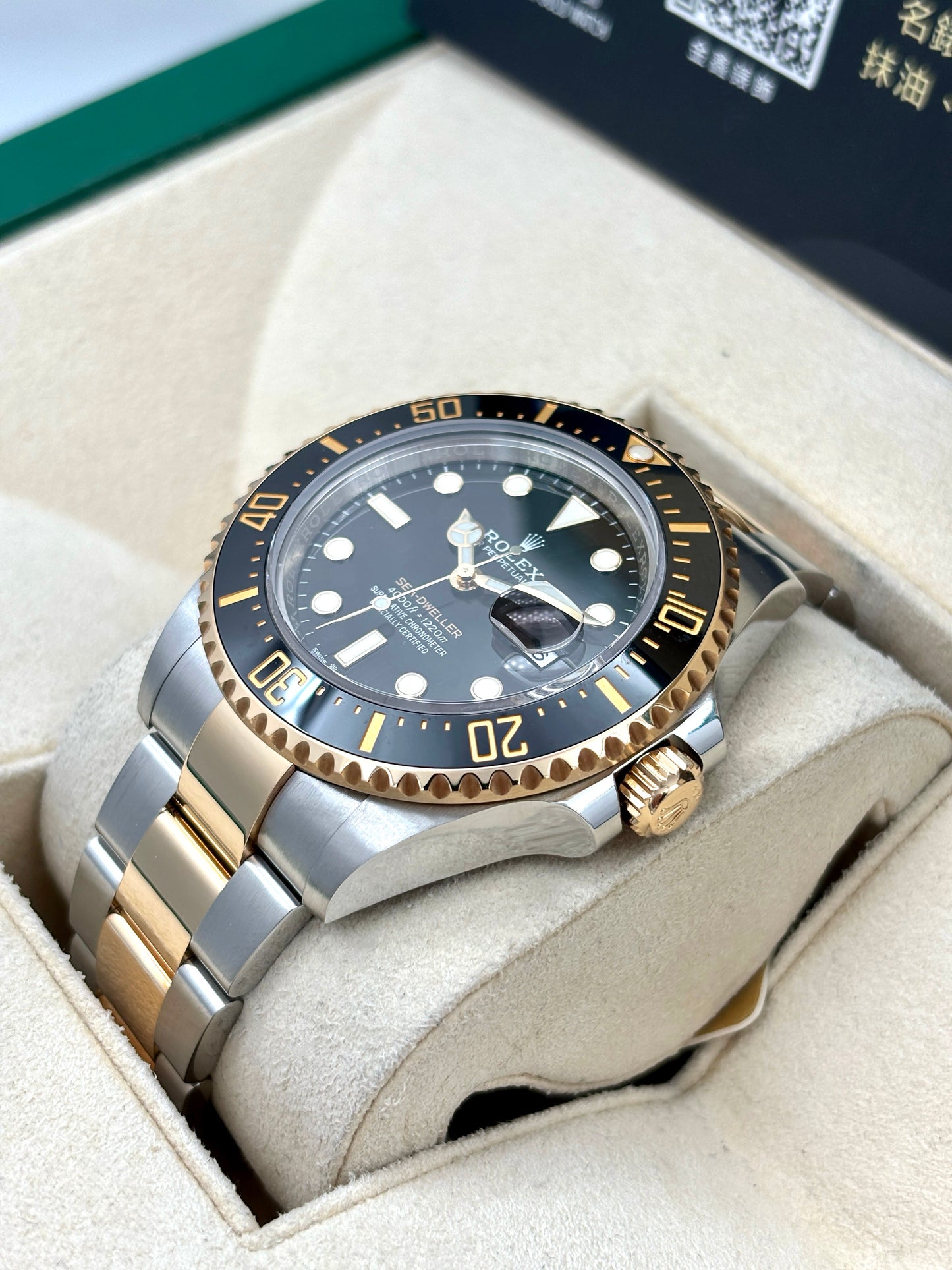 二手 USED  ROLEX 勞力士 SEA-DWELLER 126603 黑色 2021年1月 齊格 全套 FULL SET AD單