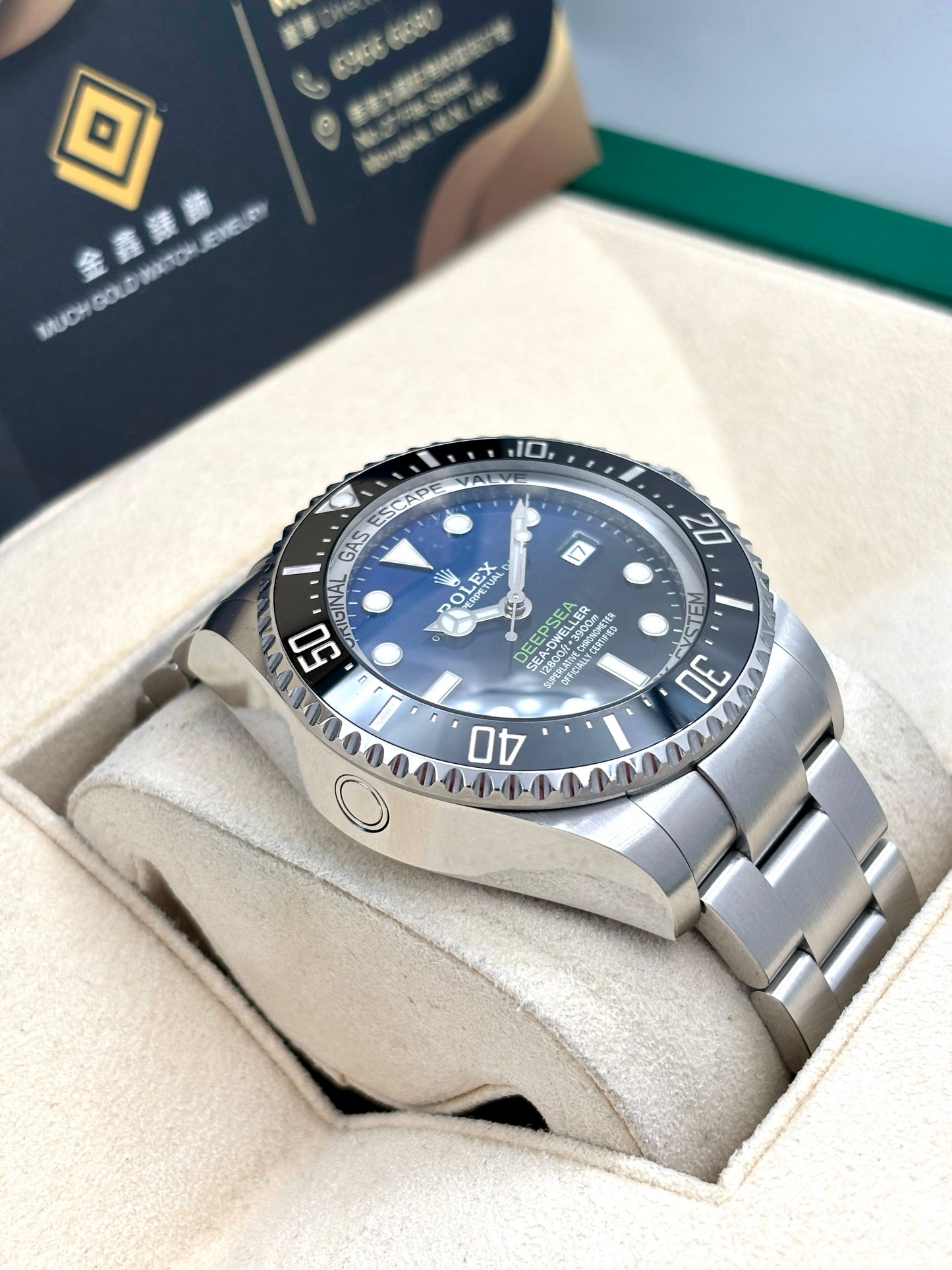二手 USED  ROLEX 勞力士 DEEP SEA 126660 漸變藍 2021年3月 全套 FULL SET