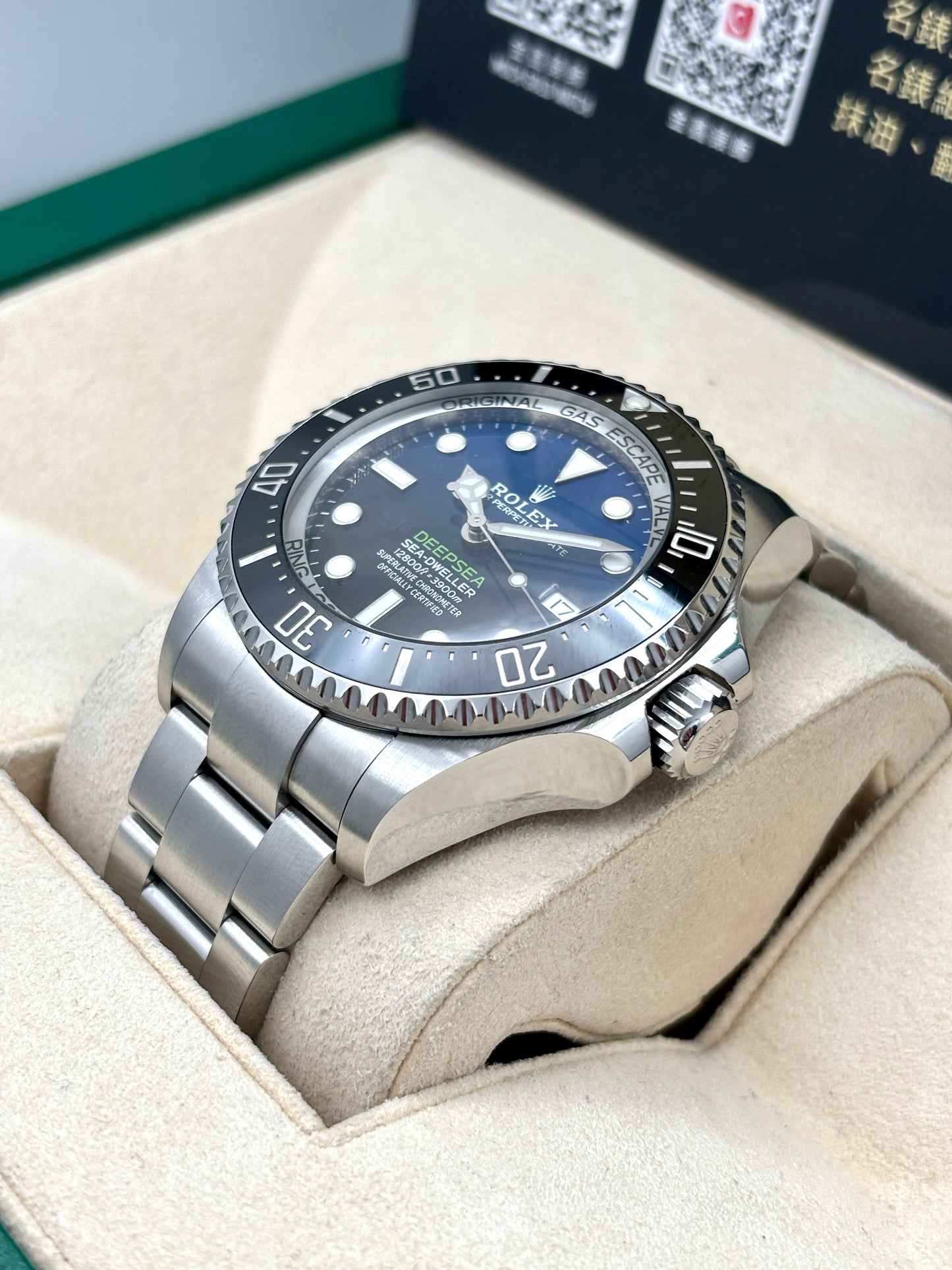 二手 USED  ROLEX 勞力士 DEEP SEA 126660 漸變藍 2021年3月 全套 FULL SET