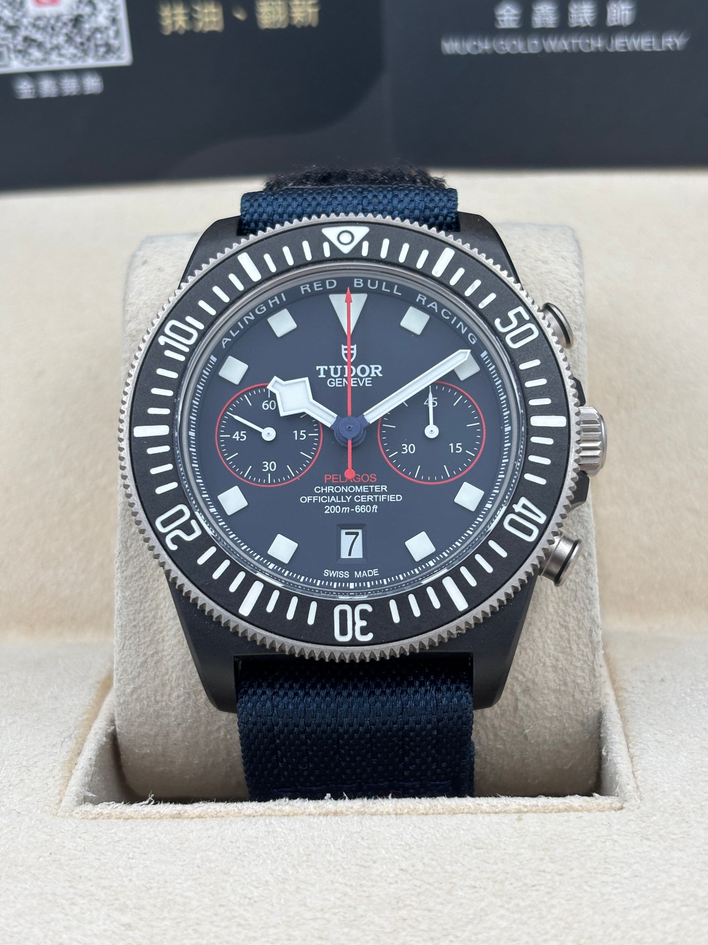 [SOLD OUT]二手 USED  TUDOR 帝舵 PELAGOS 25807KN&nbsp; 藍色 2023年7月 碳纎維 全套 FULL SET