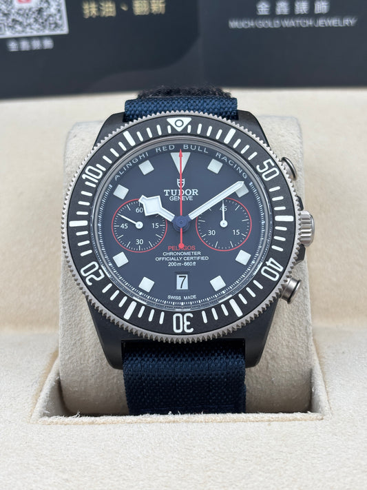 [SOLD OUT]二手 USED  TUDOR 帝舵 PELAGOS 25807KN&nbsp; 藍色 2023年7月 碳纎維 全套 FULL SET
