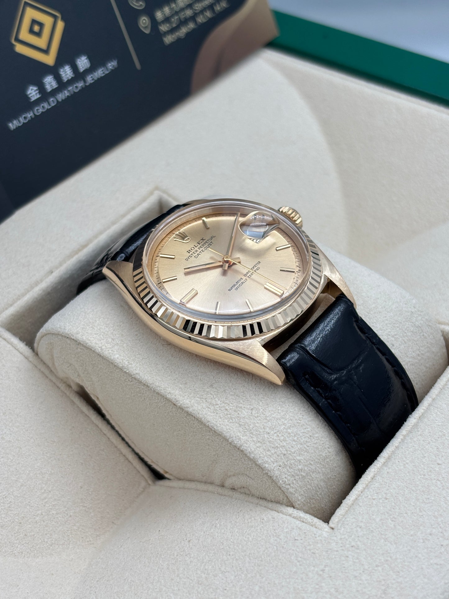 [SOLD OUT]二手 USED  ROLEX 勞力士 DATEJUST 1601 金色 約1967年 代用扣 代用帶 淨錶 WATCH ONLY