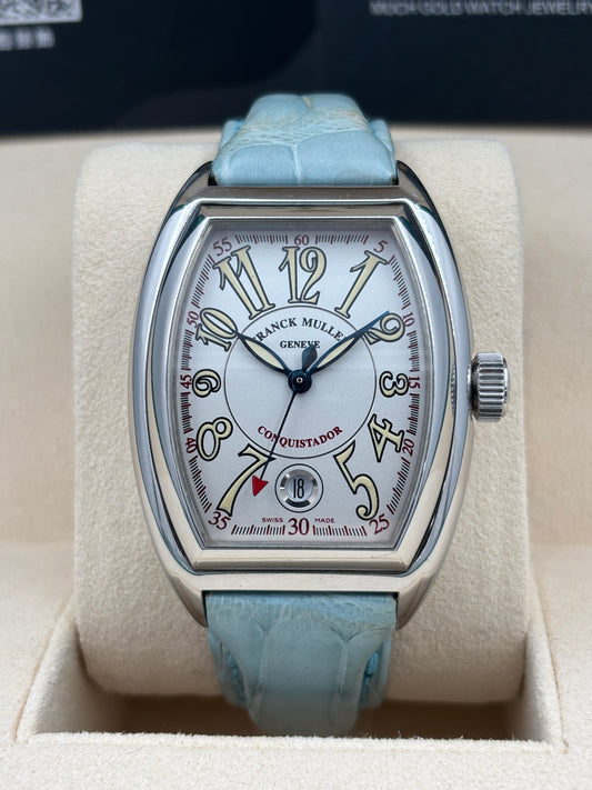 二手 USED  FRANCK MULLER CONQUISTADOR SC 8005 SC 白色 淨錶 WATCH ONLY