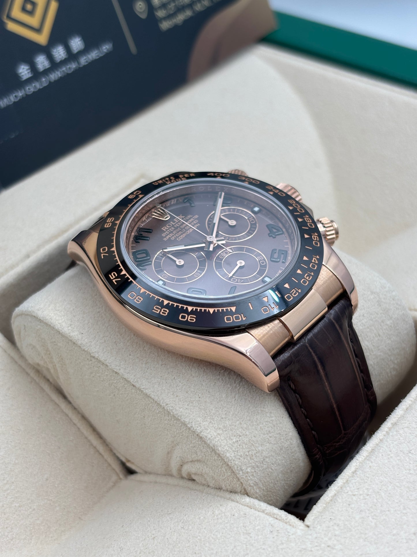 [SOLD OUT]二手 USED  ROLEX 勞力士 DAYTONA 116515LN 朱古力面 亂碼 皮帶款 淨錶 WATCH ONLY