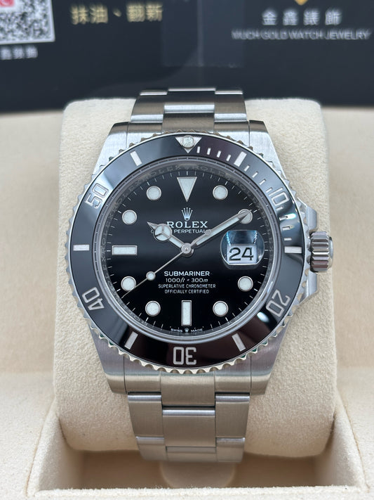 [SOLD OUT]二手 USED  ROLEX 勞力士 SUBMARINER DATE 126610LN 黑色 亂碼 淨錶 WATCH ONLY