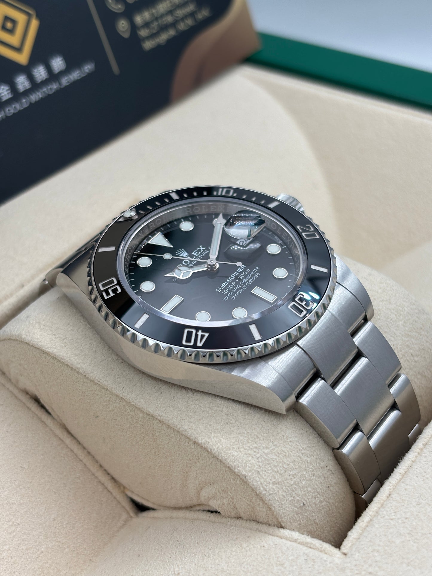 [SOLD OUT]二手 USED  ROLEX 勞力士 SUBMARINER DATE 126610LN 黑色 亂碼 淨錶 WATCH ONLY