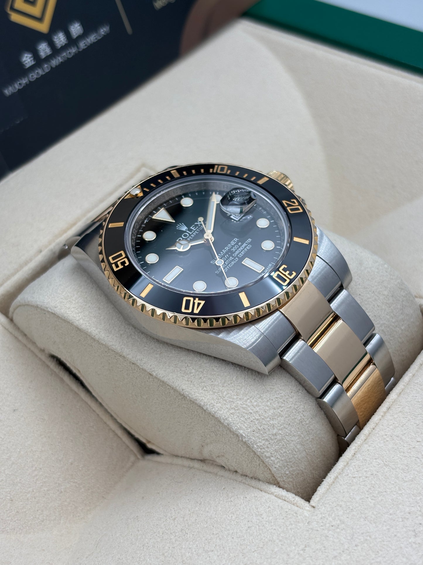 [SOLD OUT]二手 USED  ROLEX 勞力士 SUBMARINER DATE 116613LN 黑色 2013年4月 全套 FULL SET