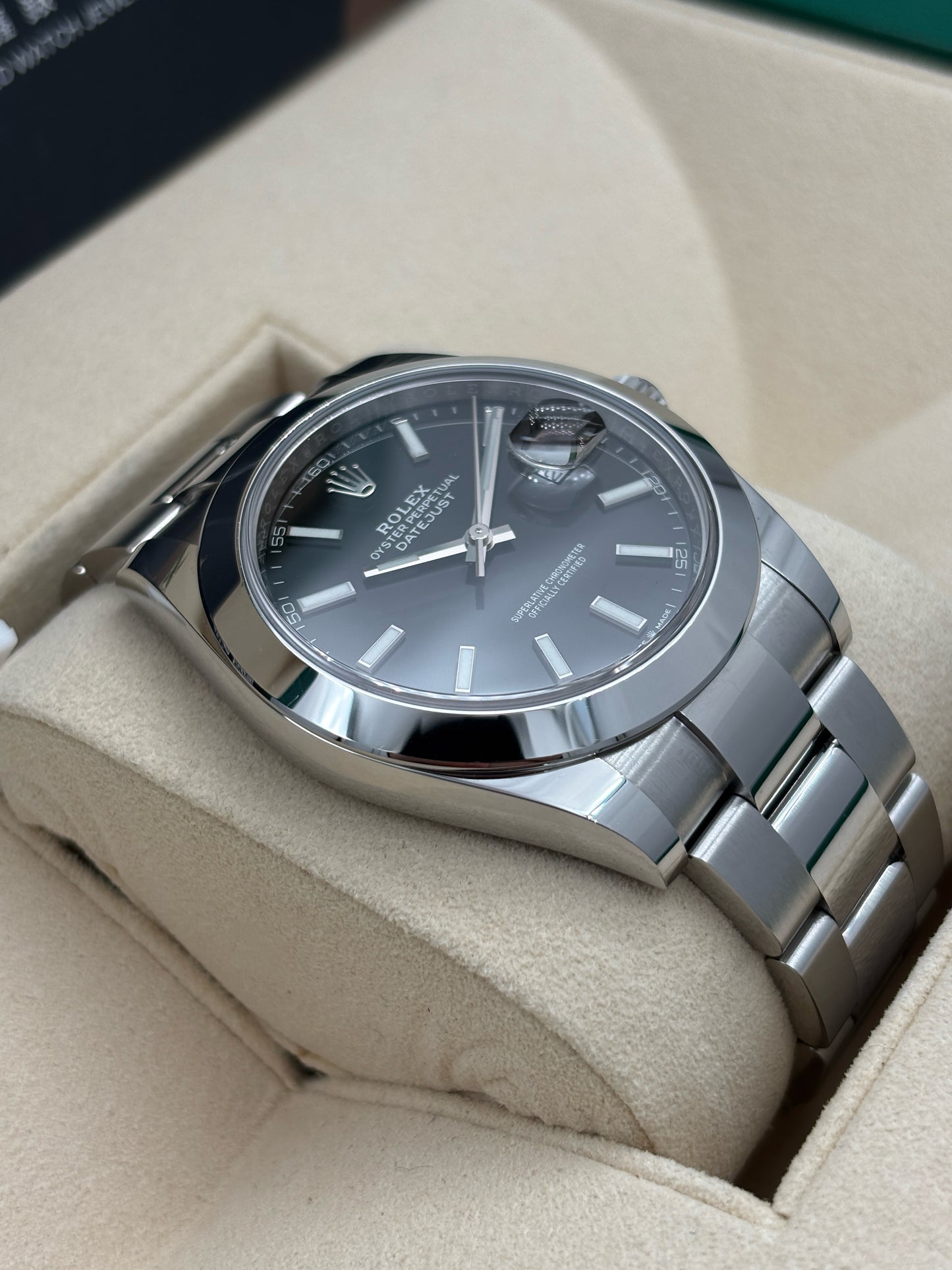 二手 USED  ROLEX 勞力士 DATEJUST 126300 黑色 2019年8月 99.9%新 未打磨 全套 FULL SET